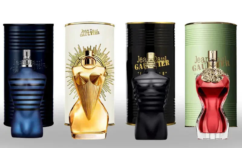 4 db-os parfümszett | Le Male Le Parfum, Divine, Ultra Male, La Belle