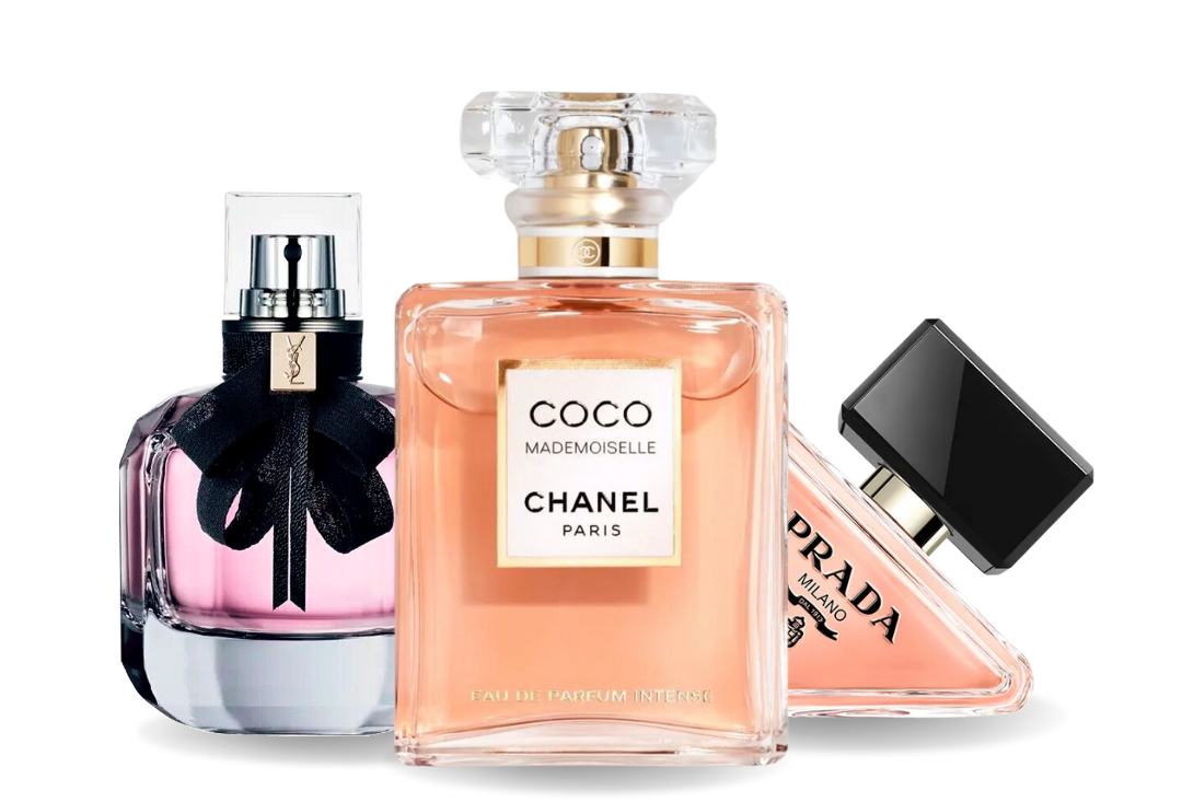 3 db-os parfümszett | Prada PARADOXE, COCO MADEMOISELLE a MON PARIS 100 ml