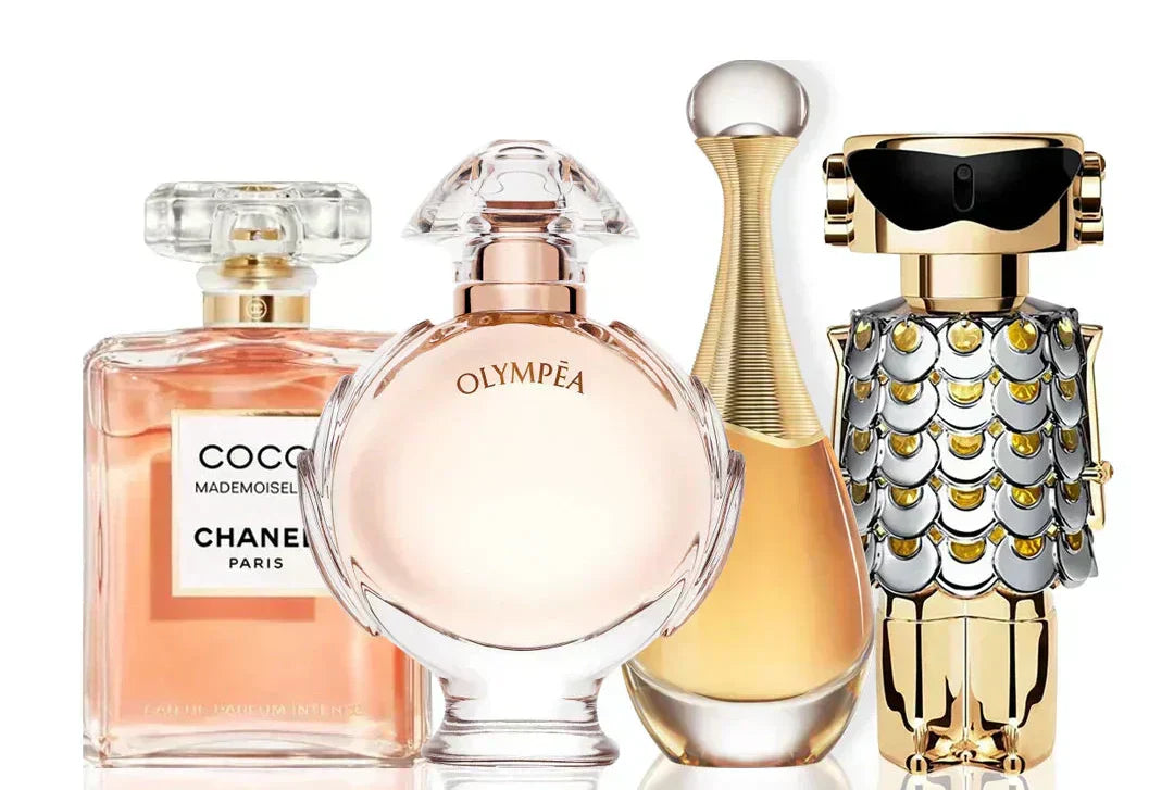 4 db-os parfümszett | Coco Chanel + Olympea + J'Adore + Fame 100 ml