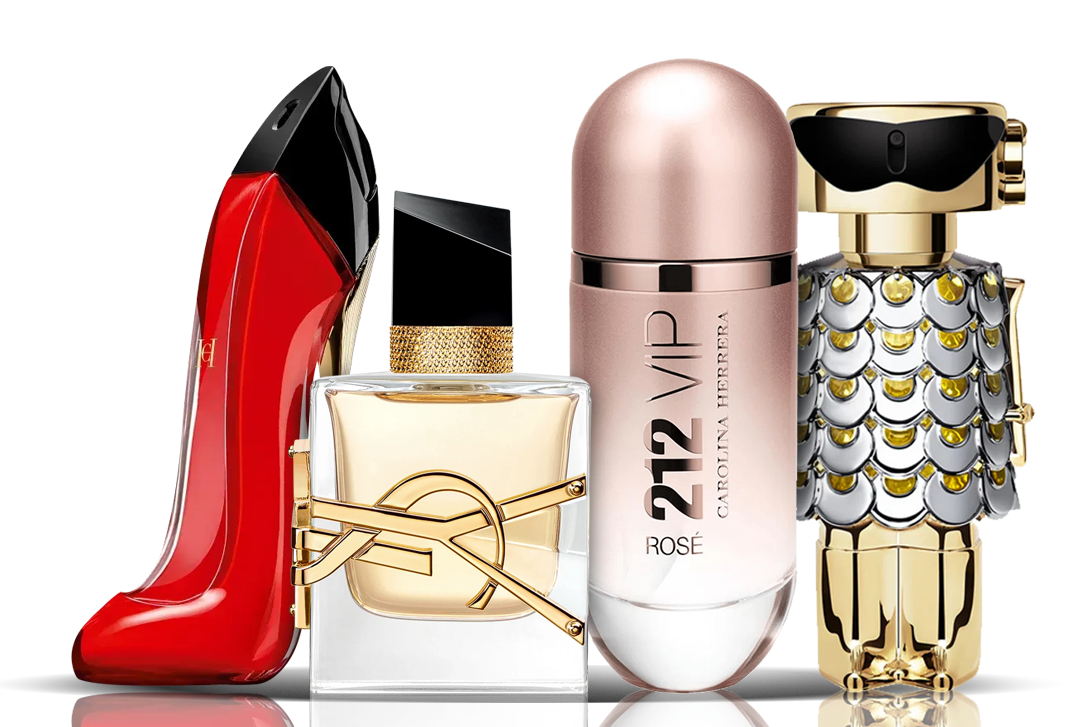4 db-os parfümszett | Very Good Girl + Libre + 212 VIP Rose + Fame 100ML